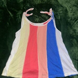 Entro Multicolor Striped Top